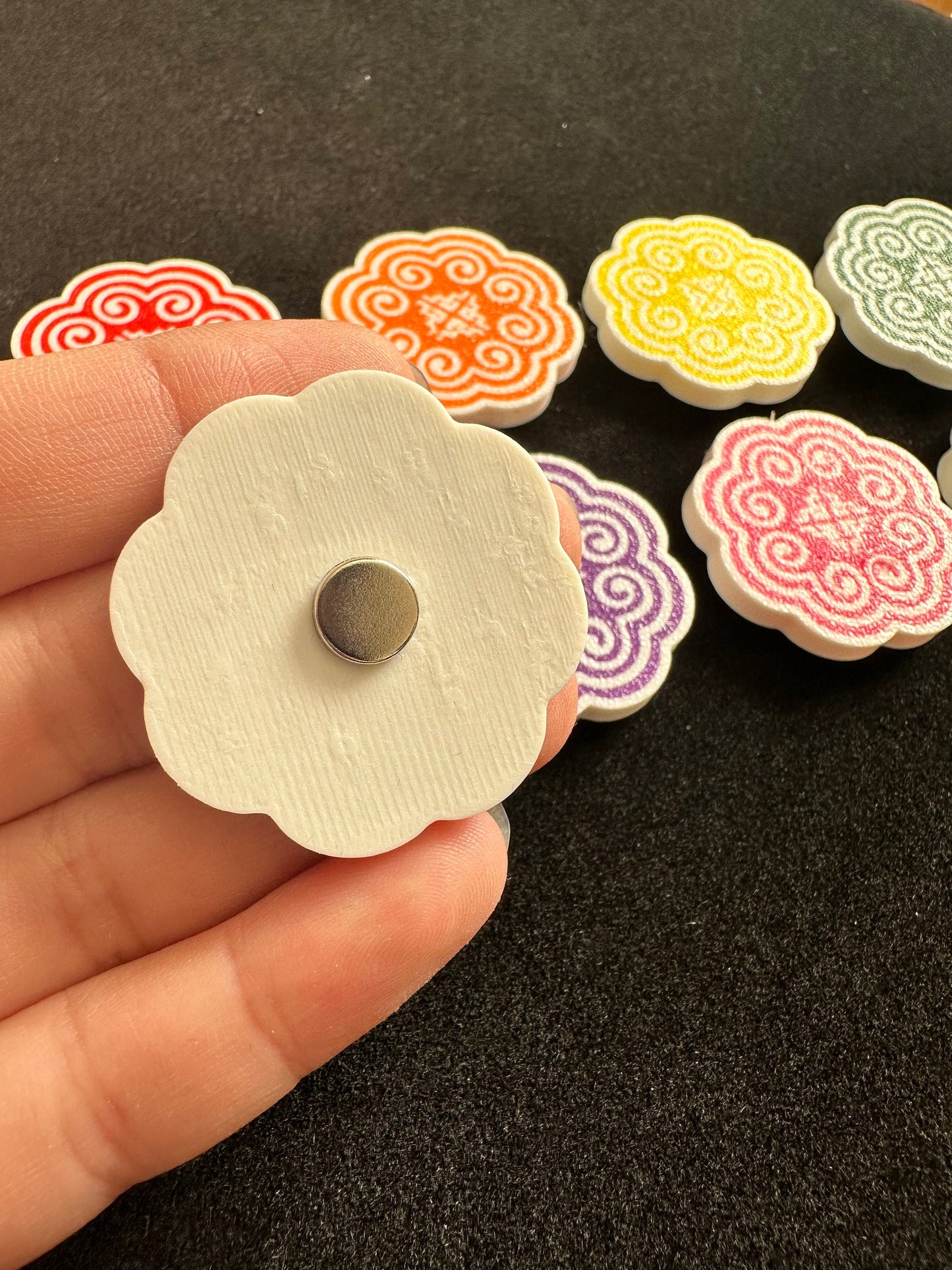 3D Printed Hmong Magnet - Elephant Foot