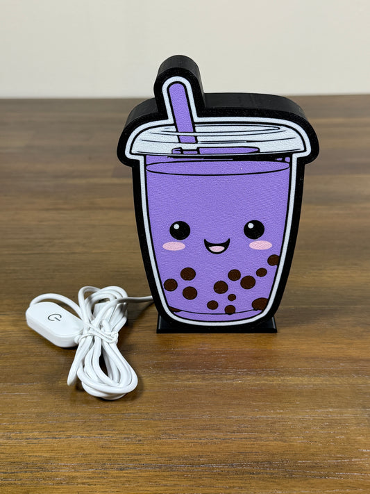 3D Printed Light Box - Boba Tea