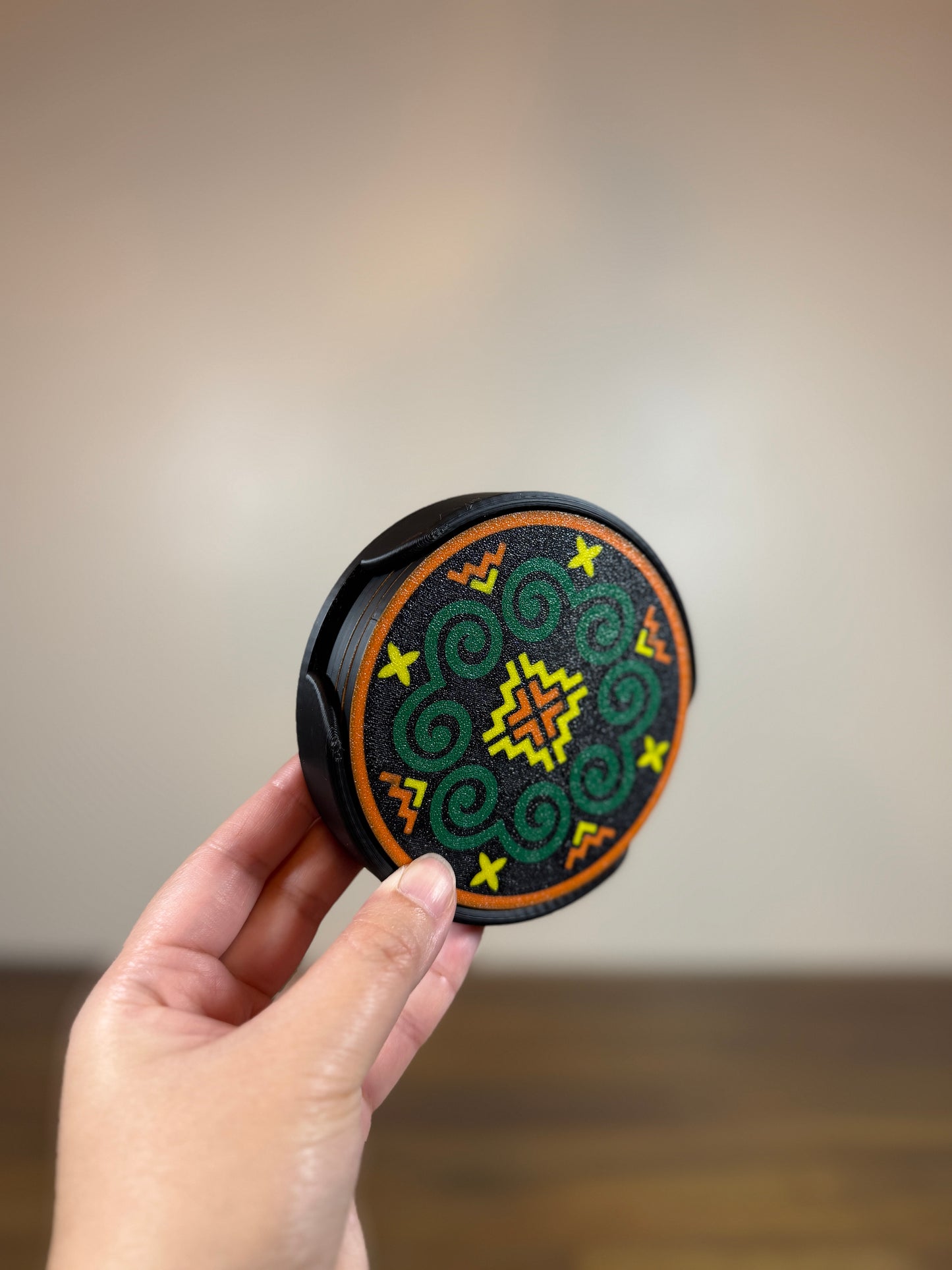 Green Snail Coaster Set