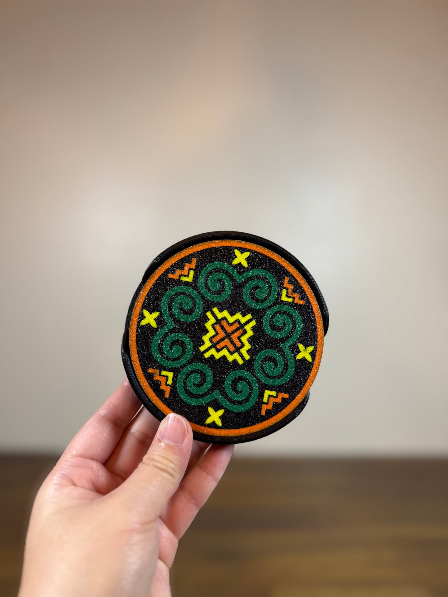 Green Snail Coaster Set