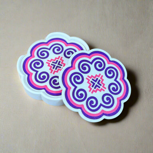 Purple Snail Coaster Set