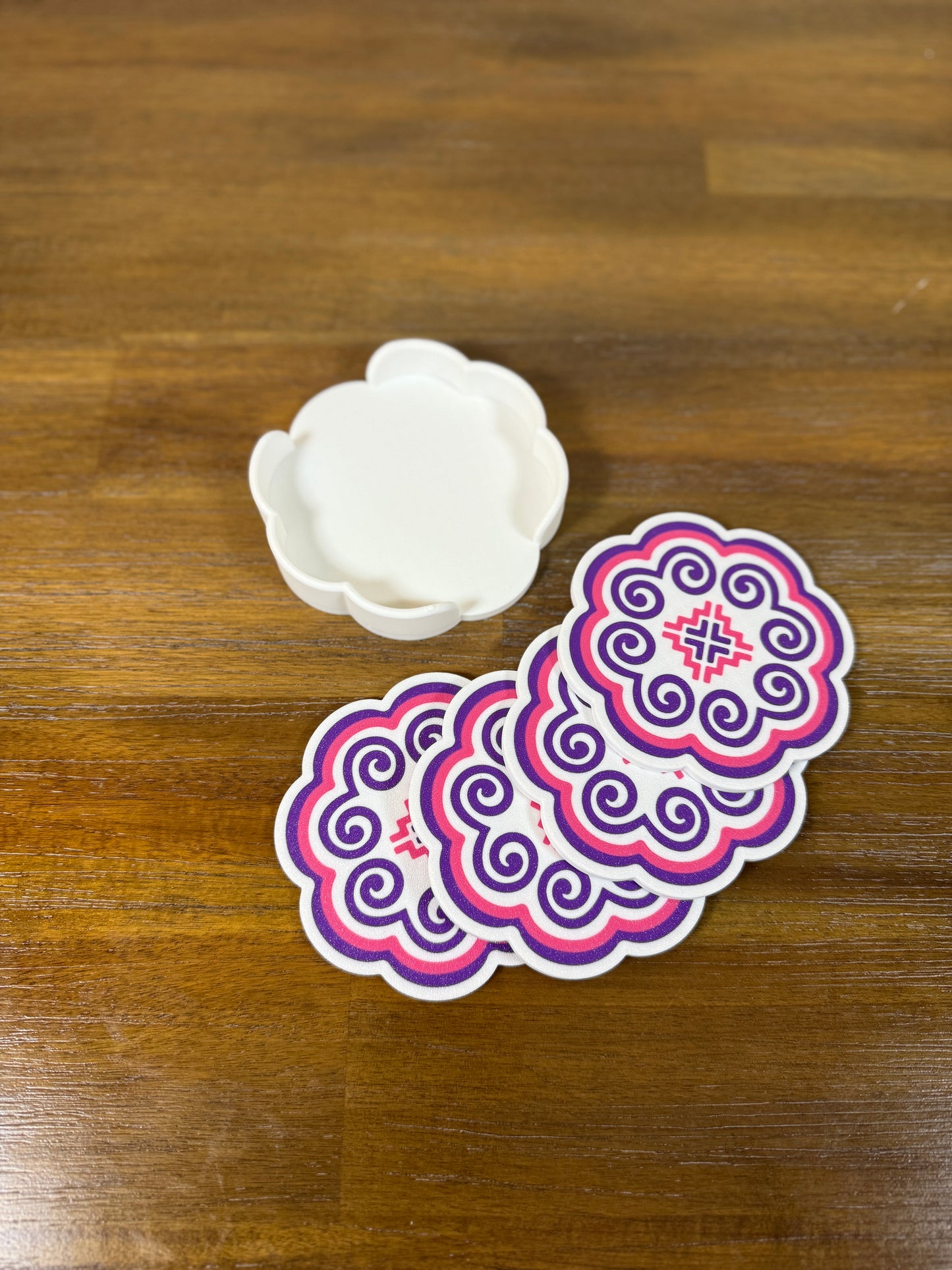 Purple Snail Coaster Set