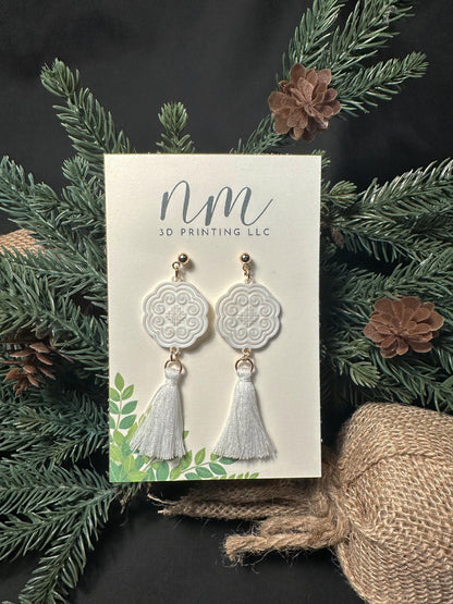 House in Elephant Foot Earring w/ Tassel