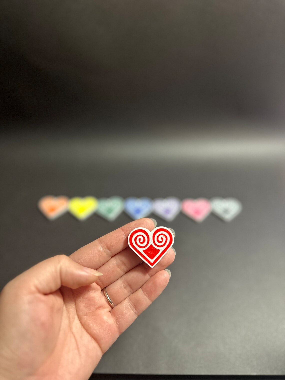 3D Printed Hmong Magnet - Hmong Heart