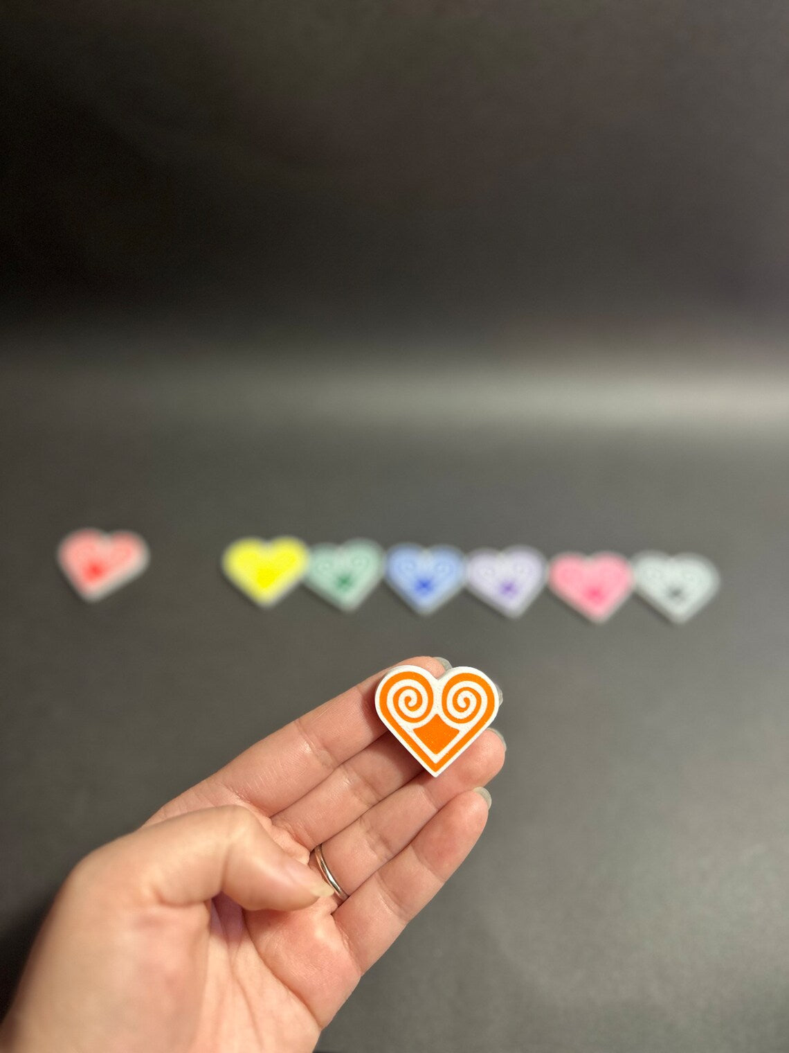 3D Printed Hmong Magnet - Hmong Heart