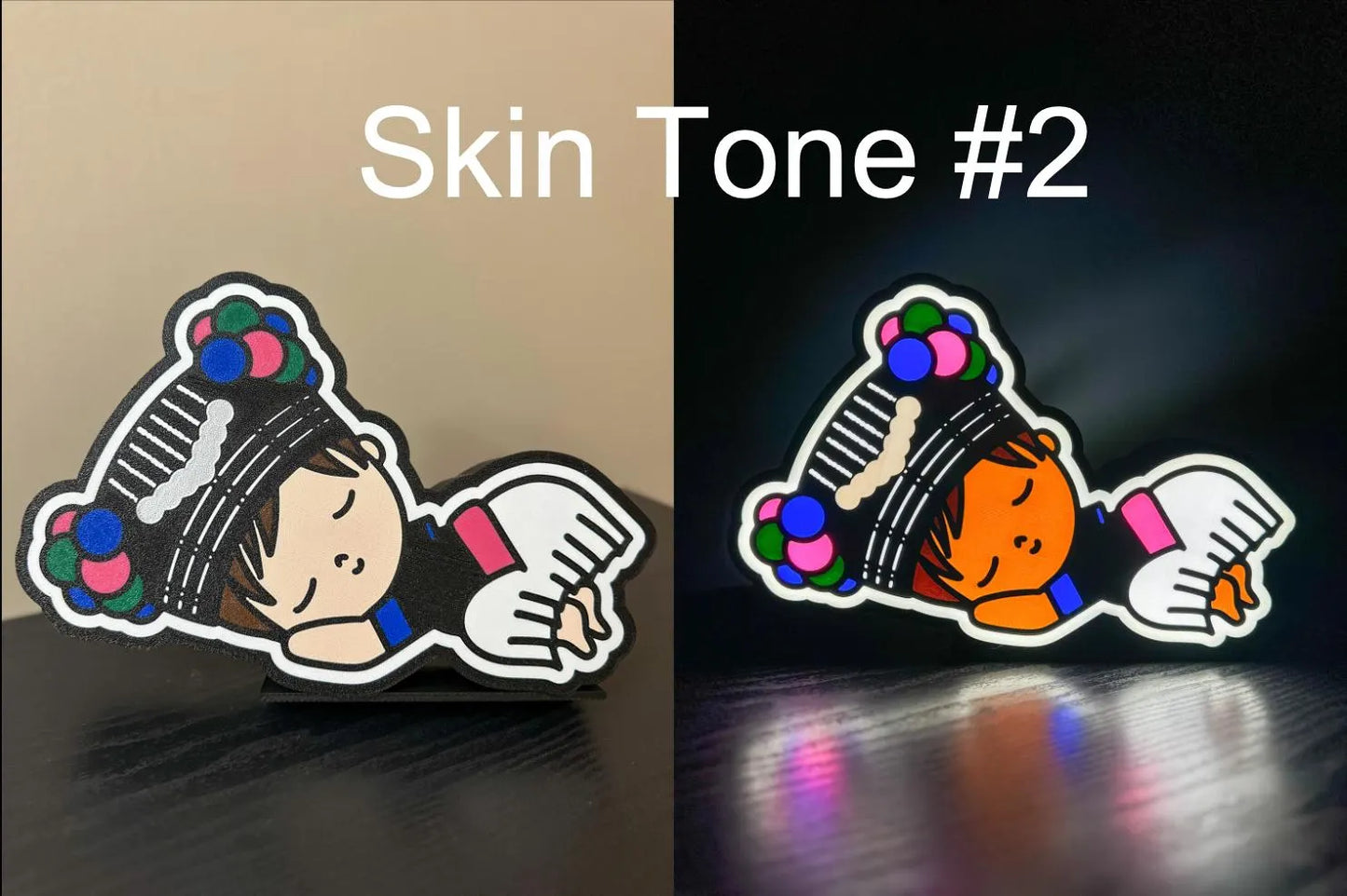 3D Printed Light Box - Hmong Babies
