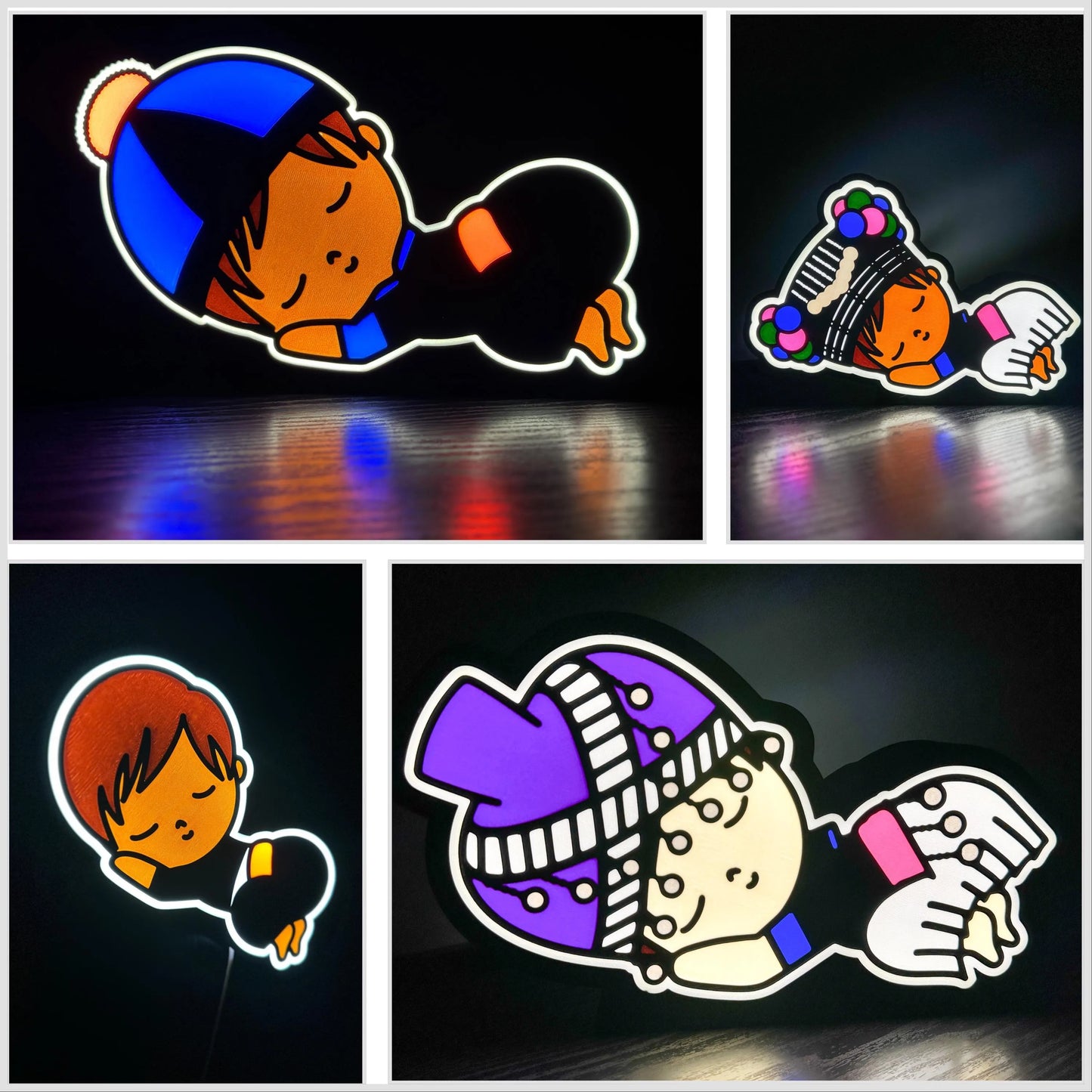 3D Printed Light Box - Hmong Babies