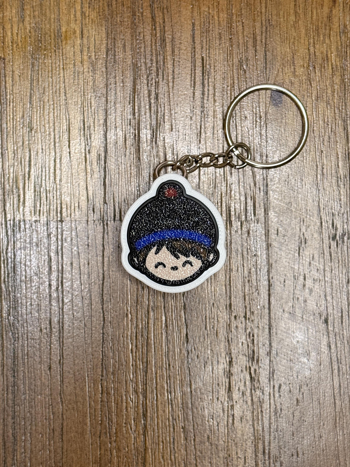 3D Printed Clicker Keychain - Hmong Boy