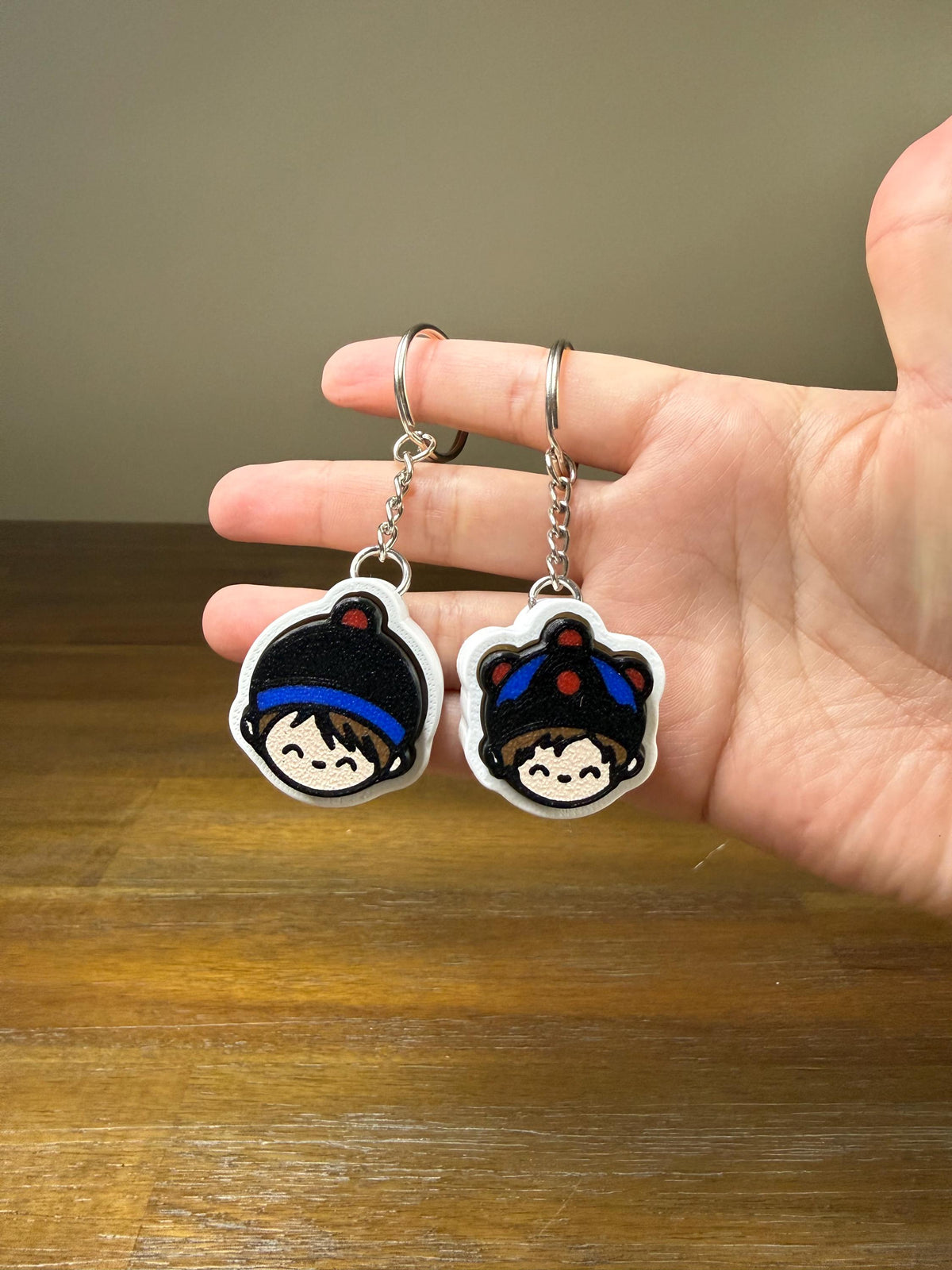 3D Printed Clicker Keychain - Hmong Boy