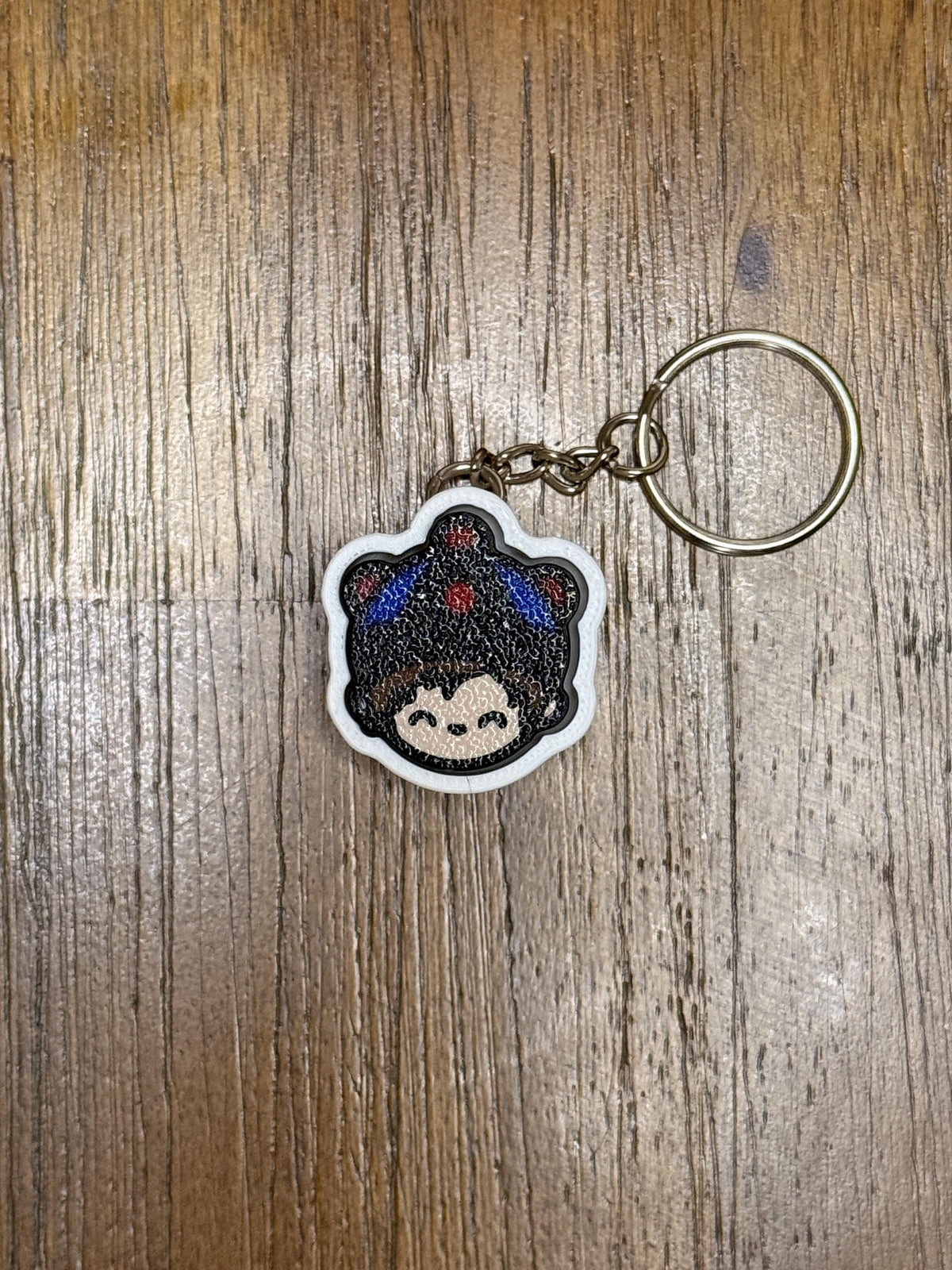 3D Printed Clicker Keychain - Hmong Boy