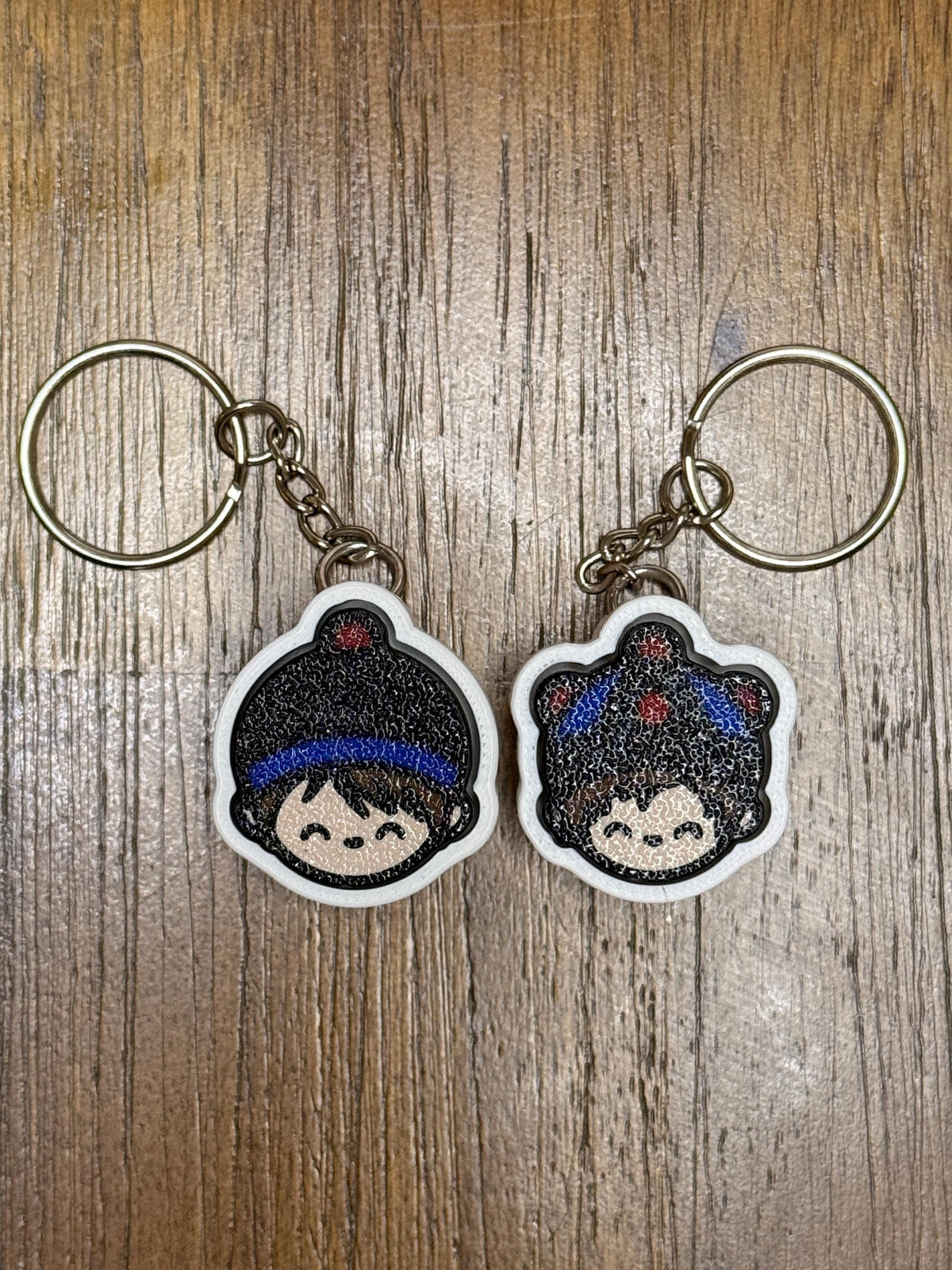 3D Printed Clicker Keychain - Hmong Boy