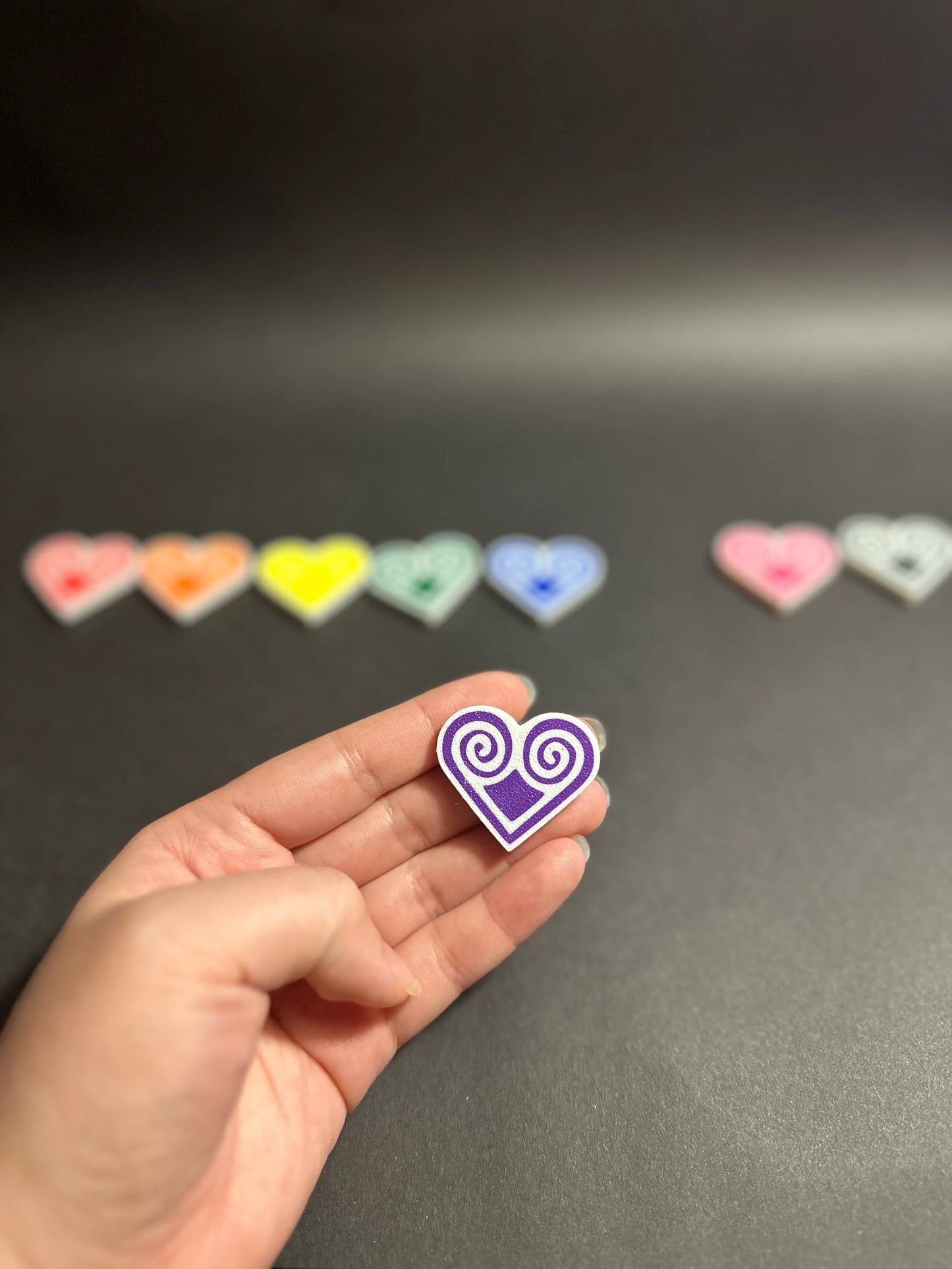 3D Printed Hmong Magnet - Hmong Heart