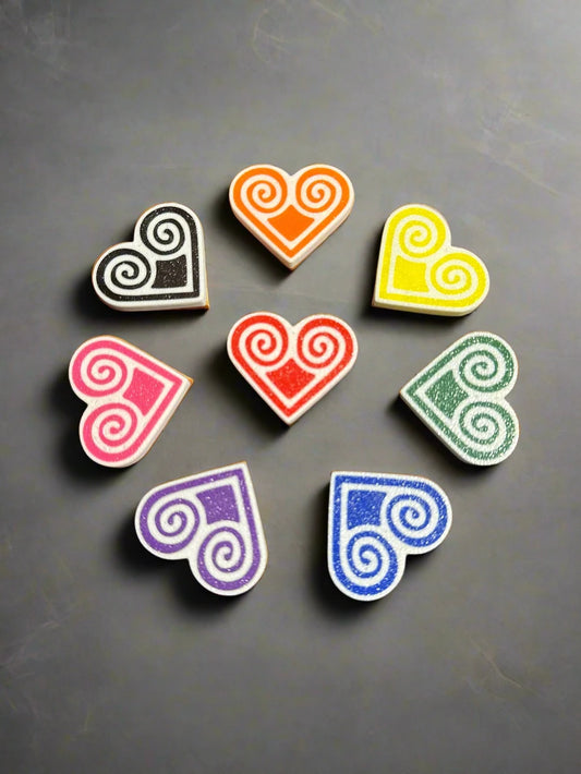 3D Printed Hmong Magnet - Hmong Heart