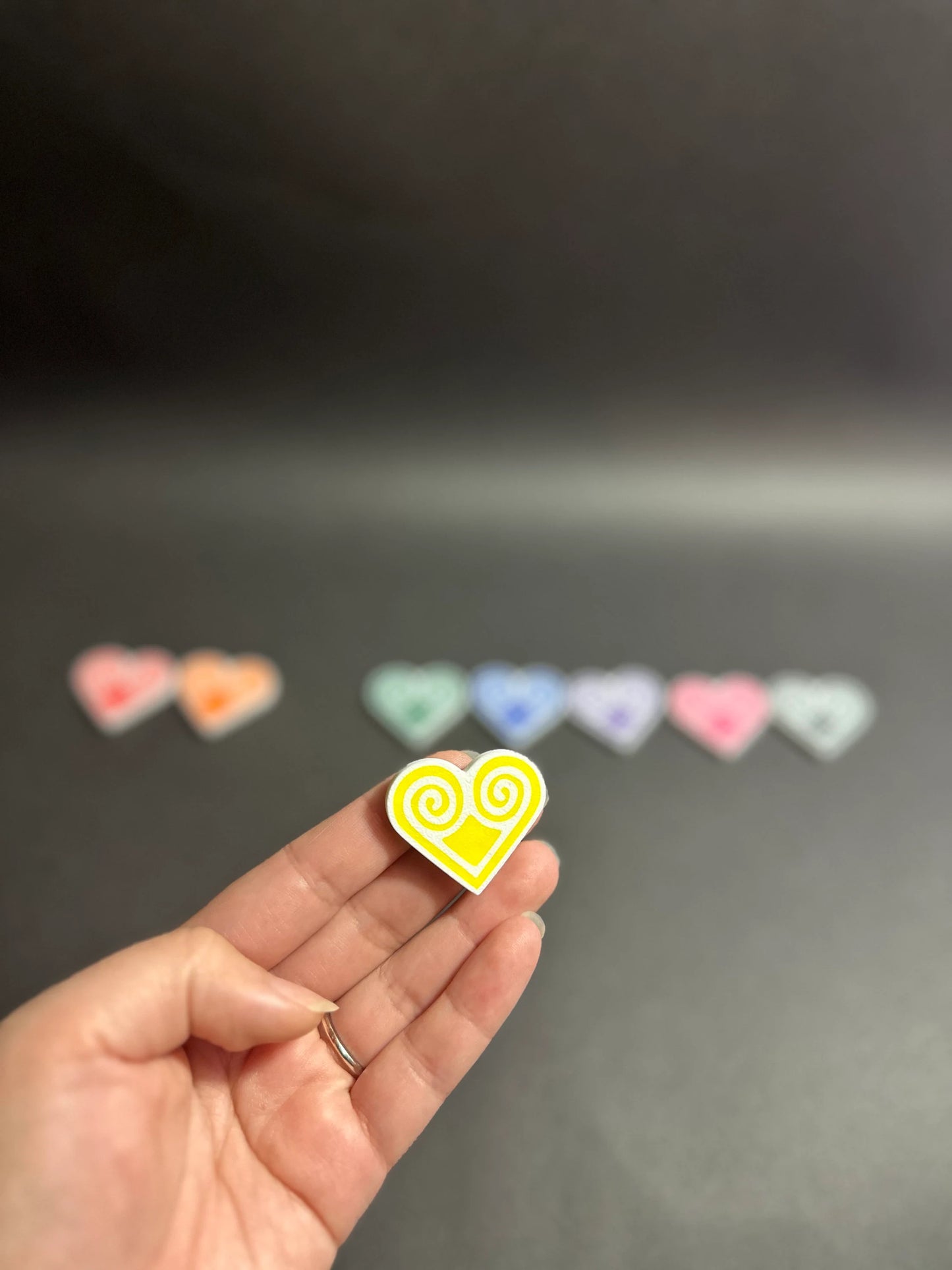 3D Printed Hmong Magnet - Hmong Heart