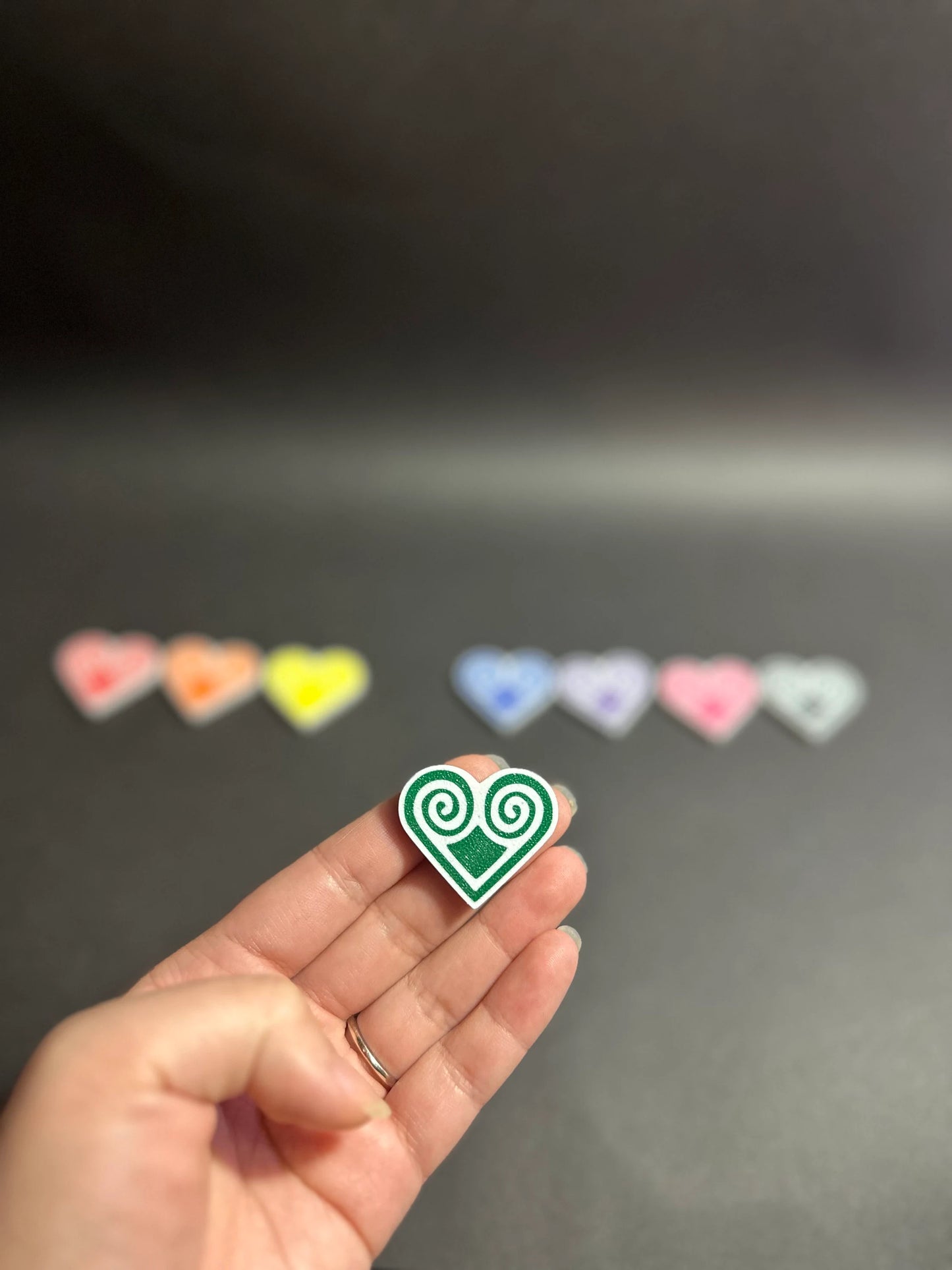 3D Printed Hmong Magnet - Hmong Heart
